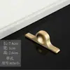 Nuevo Tirador de Cajón de Mueble Estilo Chino, Tirador Simple de Cobre Cepillado de un Solo Agujero Estilo Americano, Tirador Pequeño Estilo Antiguo para Puerta de Armario