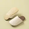Nuevas zapatillas de lino para otoño e invierno para mujer, antideslizantes para interiores, resistentes al desgaste, transpirables, con tacto suave, zapatillas silenciosas para el hogar para hombre