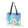 Bolso Láser de PVC Personalizado de Alta Gama Bolsa de Gelatina Plástica Láser Transparente Bolsa de Regalo Corporativo con Logo