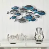 Colgantes y adornos de decoración de pared de hierro forjado transfronterizos, artesanías de metal, venta directa del fabricante, siluetas cortadas con láser y pintadas con UV
