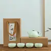 Traje de juego de té kung fu para viajar, olla de cerámica Xi Shi, venta al por mayor de una olla, dos tazas, portátil para exteriores, regalo, logo impreso