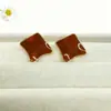Brincos Geométricos Irregulares de Rombos com Gotejamento de Óleo Estilo Retro de Luxo Leve Transfronteiriços Joias de Cobre Personalidade Versátil Simples Brincos Femininos