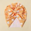 Europa y Estados Unidos accesorios para el cabello nuevos transfronterizos para niños sombrero estampado de Halloween para bebé sombrero con lazo con patrón de calabaza para bebé