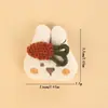 Broche de Hongo de Tela Coreana Accesorios Colgante de Conejo Lindo Tocado Decorativo Horquilla Accesorios DIY Accesorios Yiwu
