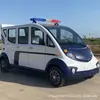 Vehículo Eléctrico de Patrulla Totalmente Cerrado para 6-8 Pasajeros Vehículo de Inspección de Cuatro Ruedas Campus Gestión Urbana Propiedad Comunidad Área Residencial Patrulla de Seguridad