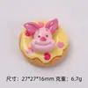 Brinquedo Alimentar Donut de Animal Acessórios Criativos Feitos à Mão DIY Acessórios de Cola de Creme Presilha de Cabelo Charms para Crocs Material Atacado