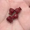 Colgante de bolsa de cinabrio con arena púrpura y dorada de bajo contenido para pulsera de hombre y mujer, cadena de suéter colgante al por mayor