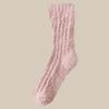 Calcetines de mujer para parejas, de forro polar coral, para otoño e invierno, gruesos y cálidos, para dormir en casa, de felpa, con forma de luna.