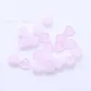 Venta directa del fabricante: Piedras de Cristal Lisas Planas con Forma de Corazón, Gemas Sintéticas de Cristal Pulido Planas con Forma de Corazón al por Mayor