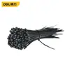 Herramientas Deli DL506131H bridas 3x150mm100 (100 piezas/paquete) nylon autoblocante (Negro
