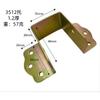 Dobradiça de Cama Espessada em Forma de U Suporte de Viga de Cama de Madeira Sólida Acessórios de Gancho de Cama Fixador de Tábua de Cama