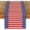 Camino de mesa American Independence Day Transfronterizo, Decoración de Atmósfera Festiva, Mantel de Mesa de Cocina, Cubierta para Mueble de TV, Mantel para Mesa de Entrada