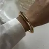 Pulsera Geométrica Exagerada con Cortes Personalizados Transfronteriza Europea y Americana Moda Industria Pesada Diseño de Nicho Aleación Fotosensible Pulsera