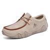 Explosiones Transfronterizas Zapatos para Hombre Tallas Grandes Nueva Tendencia Moda Británica Pierna Versátil Zapatos Casuales Superficie Suave Suela Suave Zapatos Tipo Frijol