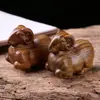 Argentina sândalo verde escultura decoração orgulhosa doze signos zodíaco ovelha cabo artesanato presente decoração peça literária