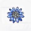 Venta Directa de Fábrica Hebilla de Diamantes de Imitación Ojo de Caballo Colorida Decoración de Broche de Flor para Traje Vestido Accesorios de Hebilla para Zapato Bolsa DIY