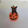 Novos Produtos Criativos Transfronteiriços Gato Santo Halloween Gatinho de Resina Criativo Micro Ornamentos Decorativos