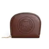 Popular Bolso Nuevo de Gato Lindo Bolsa de Cremallera de Dibujos Animados Portatarjetas para Mujer Monedero de Moda Semicircular Anti-Desmagnetización