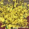 Simulação de jasmim-de-inverno para interior, arranjo de flores secas de chão, decoração de casamento, flor artificial, orquídea dançante, adereços para fotografia de flores macias