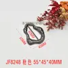 Fivela em Liga de Zinco de Formato Especial Estilo Japonês para Bolsas, Casacos, Cintos, Jaquetas corta-vento e Roupas com Fivela de Ajuste de Três Níveis e Fivela Elástica
