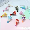 Decoração de Bolo de Aniversário Plug-in Copyright Mini Cap com Bola de Cabelo Popular na Internet Amor Cinco Pontas Cor Capuz Ornamentos de Confeitaria