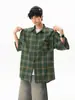 Camisas Retro de Manga Corta Estilo Hong Kong para Hombres y Mujeres en Verano, Camisas Sueltas para Parejas, Tops de Media Manga Perezosos y Relajados, Modernos
