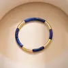 Pulseira de Bambu Personalizada com Estampa de Leopardo, Moda Europeia e Americana, Estilo Metálico de Alta Qualidade, Pulseira Fashion e Versátil, Joia de Mão Requintada Retrô