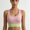 Chaleco Deportivo Seamless para Mujer Tejido Integrado Marca Grande OEM Personalizado Sujetador de Barra Sujetador Deportivo Cómodo Transpirable
