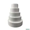 Modelo de Pastel de Espuma Decoración Molde de Práctica para Hornear Prótesis Hecho a Mano Cilíndrico Redondo Embrión de Pastel