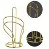 Soporte de Pared para Rollo de Papel de Cocina de Hierro Forjado, Soporte Cilíndrico de Alambre Negro para Cocina, Estante tipo Caja para Papel de Cocina Estilo Americano