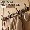 Ganchos Adhesivos sin Taladro para Puertas, Ganchos de Fuerte Carga para Baño, Entrada y Ducha, Ganchos Adhesivos para Ropa, Ganchos Pegajosos sin Rastro
