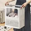 Cesta de lavandería nueva de gran capacidad, plegable y portátil, para uso doméstico, adecuada para organizar y almacenar ropa sucia en el baño
