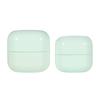 Frasco Quadrado de Creme de Camada Dupla Cor Macaron 5G-50G Frasco de Creme Facial à Prova de Luz 10G100G Frasco Secundário para Máscara Facial