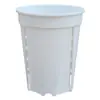 Vaso Branco de Flor de Orquídea Altamente Respirável para Plantio em Varanda, Vaso de Plantio Quente, Vaso para Controle de Raízes