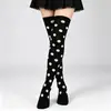 Calcetines JK de lunares y rayas, nicho de subcultura Y2K, calcetines hasta la rodilla góticos de moda para chicas calientes, calcetines adelgazantes para pantorrillas de mujer