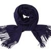 Nuevo invierno europeo y americano para hombres y mujeres, bufanda chal monocolor, venta al por mayor de fábrica, bufanda chal de imitación de cachemira de color sólido, afelpado