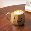 Caneca de Abóbora 3D Tao Runhui, Caneca de Cerâmica com Rosto de Fantasma de Halloween, Caneca de Café Criativa, Copo de Água para Café da Manhã Doméstico