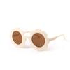 Gafas de sol para niños, estilo coreano, nuevas gafas de flores, color Morandi, gafas de sol anti-UV para bebés, gafas de sol de moda.