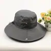 Sombrero de Pescador Unisex Impermeable y de Secado Rápido, Estilo Nuevo, para Montañismo, Camping, Protección Solar, Viajes al Aire Libre, Pesca, Sombrero Vaquero Occidental