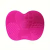1 Pieza Alfombrilla Limpiadora de Brochas de Maquillaje de Silicona, Alfombrillas Limpiadoras de Brochas de Maquillaje limpiador de brochas de maquillaje de silicona, Almohadillas Limpiadoras Cosméticas, Herramienta de Lavado Portátil Brochas Cosméticas de Maquillaje