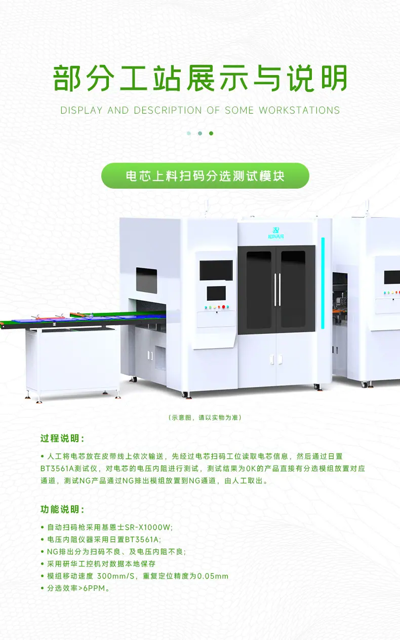 软包电池工商业储能模组PACK半自动生产线_07