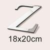 Ventas Calientes Transfronterizas 20cm Tamaño Grande 3D Acrílico Letra Inglesa Espejo Adhesivo de Pared Autoadhesivo Combinación Adhesivo de Espuma Eva