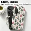 Funda de teléfono transfronteriza de moda para otoño e invierno: Diseño de estrella y lazo rosa y verde, motivos de árbol de Navidad y manzana, para iPhone 18 y iP15pm