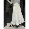 Saia midi plissada de rede estilo coreano Goming para mulheres, Guangzhou Treze Fileiras, novo modelo de outono, AN534