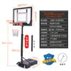 Cesta de basquete infantil para uso interno em casa, ajustável e móvel, cesta de arremesso de basquete externa para adolescentes e adultos