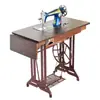 Máquina de Costura Doméstica Antiga Máquina de Costura com Pedal de Pé Flor Borboleta Pessoa Voando Máquina de Costura Elétrica