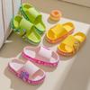Chinelo Infantil Novo de Verão Sapatos Infantis Chinelo de Dinossauro de Desenho Animado Chinelo Infantil de Sola Macia Antiderrapante Chinelo Masculino e Feminino