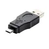 Adaptador USB Macho para Micro Macho Suporta Carregamento Transmissão de Dados Carregador de Celular Android Adaptador Universal