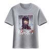 Camiseta Crazy Gambling Deep Animação Círculo Casal Masculino e Feminino Estudante Manga Curta Lua Amarela Luna Cobra Manga Sonho Camiseta de Algodão