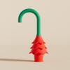 Tapón de Puerta de Árbol de Navidad de Color Contrastante, Pestillo de Puerta de Seguridad Infantil Anti-pellizco, Tapón de Puerta de Silicona, Clip de Puerta de Dibujos Animados para Bebé